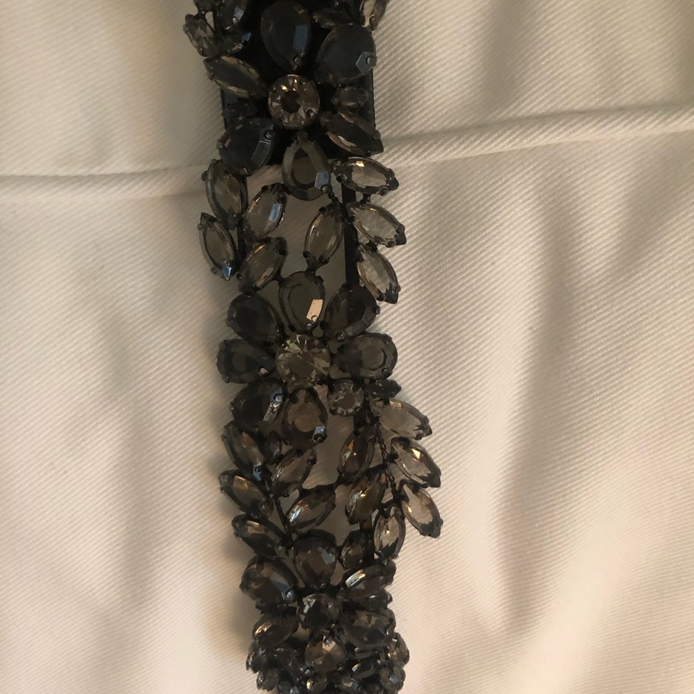 BCBGMaxAzria Jewelled Floral Belt Size 4